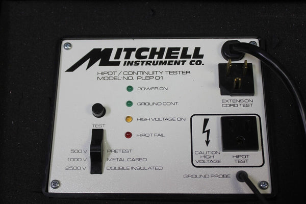 MITCHELL HI-POT CONTINUITY TESTER PLEP 01