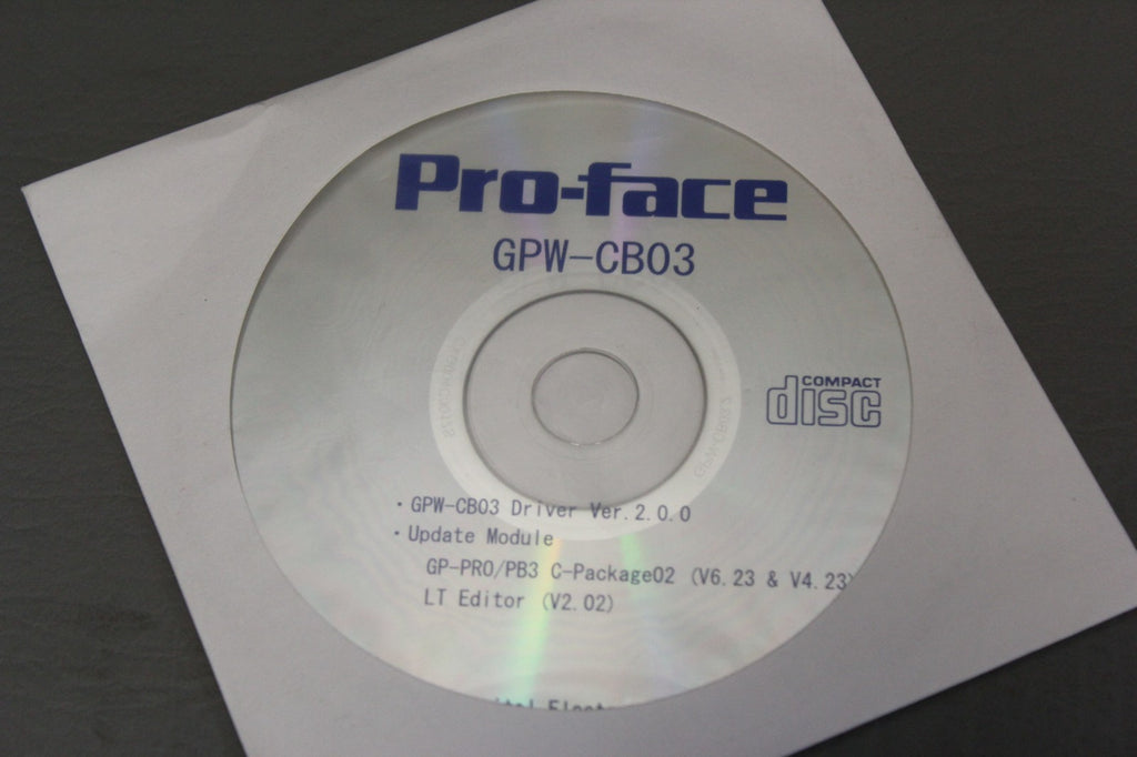 PRO FACE GPW-CB03 SOFTWARE DISK
