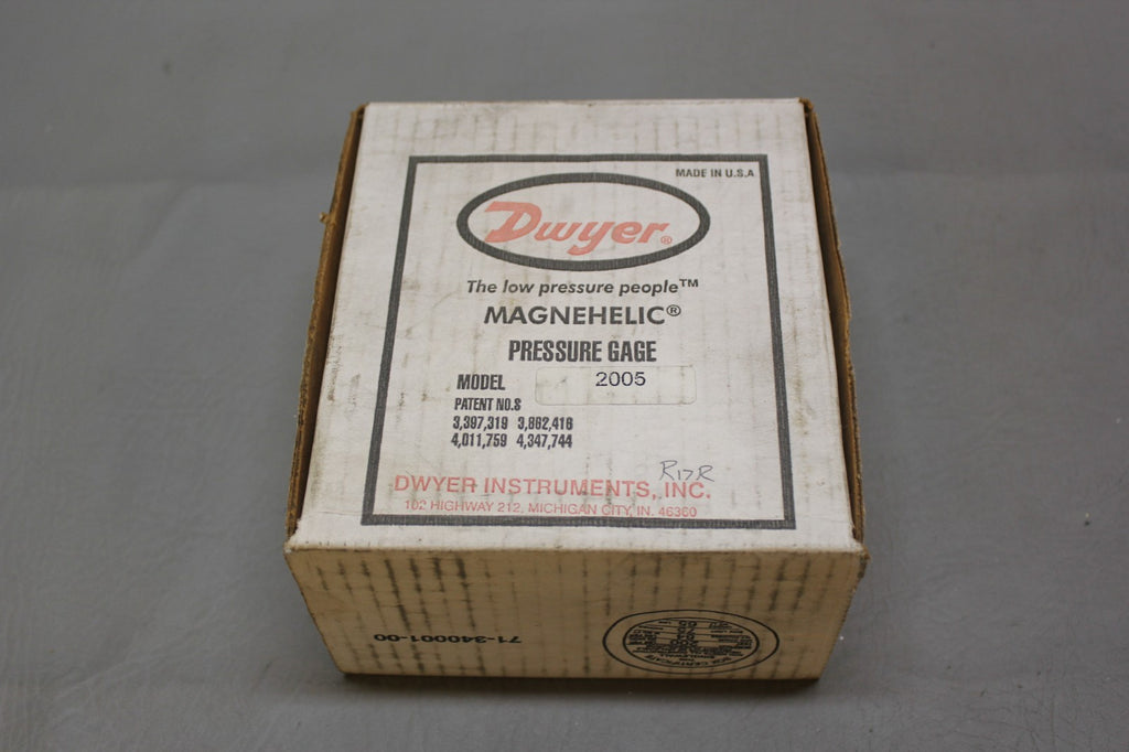 DWYER MAGNEHELIC PRESSURE GAGE MODEL 2005 *NO SCREWS*