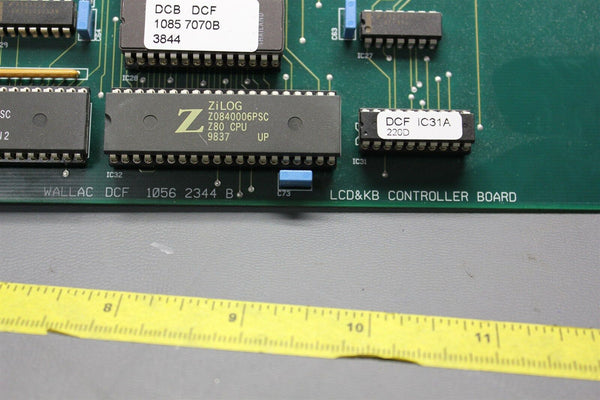 WALLAC LCD & KEYBOARD CONTROLLER BOARD DCF 1056 2344  (S18-1-51D)