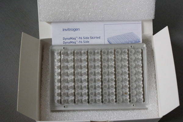 NEW INVITROGEN DYNAMAG 96 SIDE MAGNET 5-200UL HOLDS 96 WELL PCR PLATE 12331D