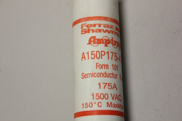 Unused Ferraz Amptrap Semiconductor Fuse A150P175-4TI 175A 1500VAC 