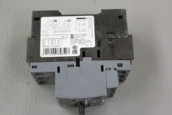 SIEMENS SIRIUS CONTACTOR MOTOR STARTER 3RV2011-0GA10