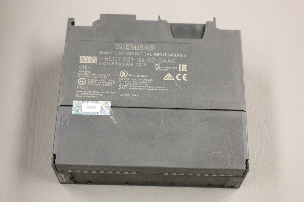 SIEMENS SIMATIC 6ES7 321-1BH02-0AA0 DIGITAL INPUT MODULE