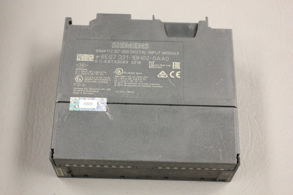 SIEMENS SIMATIC 6ES7 321-1BH02-0AA0 DIGITAL INPUT MODULE