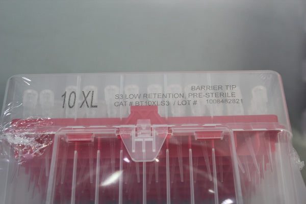 LOT OF 4 NEPTUNE BARRIER TIPS 10XL BT10XLS3 LOW RETENTION PRE-STERILE