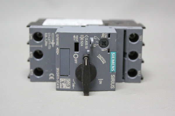 Siemens 3RV2411-1CA10 CIRCUIT BREAKER