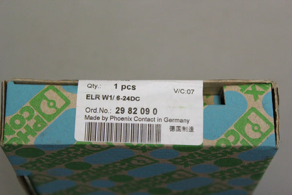NEW PHOENIX CONTACT ELECTRONIC REVERSING LOAD RELAY  ELR W1/ 6-24DC  2982090