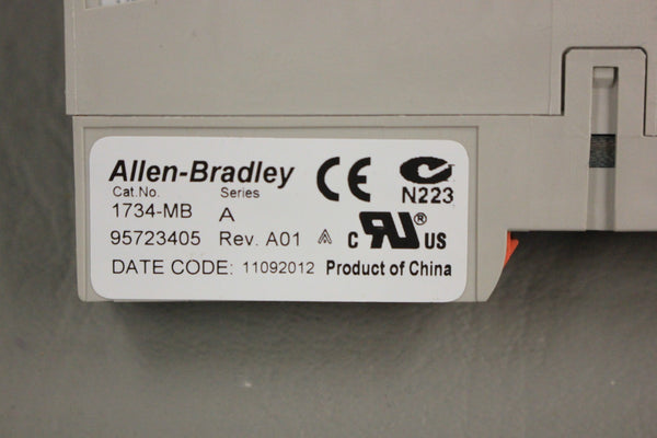 LOT OF 3 ALLEN BRADLEY 1734-MB SER A TERMINAL MOUNTING BASES