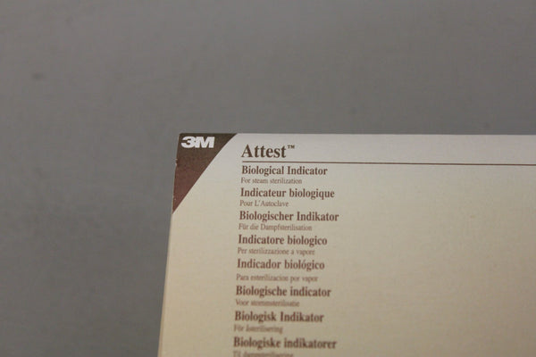 3M ATTEST 1262 STERILIZATION BIOLOGICAL INDICATOR VIAL 100 CT