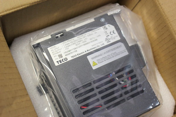 NEW TECO .5HP INVERTER L510-1P5-H1-U