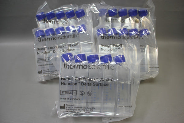 NEW THERMO SCIENTIFIC NUNC EASYFLASK 75CM NUNCLON CELL CULTURE 25 QTY
