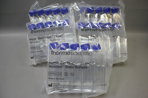 NEW THERMO SCIENTIFIC NUNC EASYFLASK 75CM NUNCLON CELL CULTURE 25 QTY