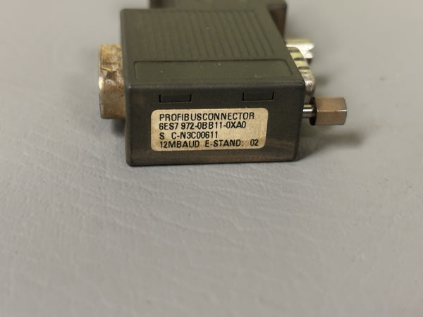Siemens 6ES7 972-0BB11-0XA0 CONNECTOR FOR PROFIBUS