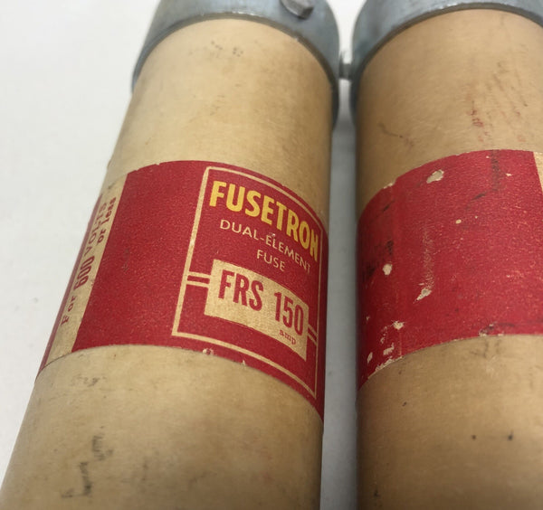  Lot of 2 Fusetron Dual element  Fuses FRS 150