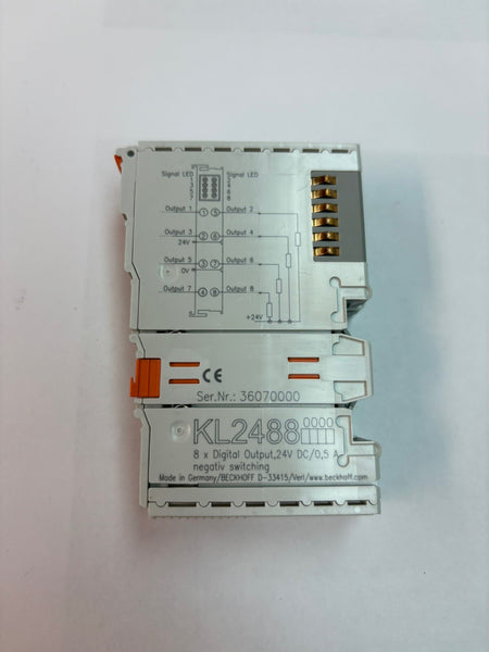 Beckhoff KL2488 8x Digital Output Module 24v 3670000