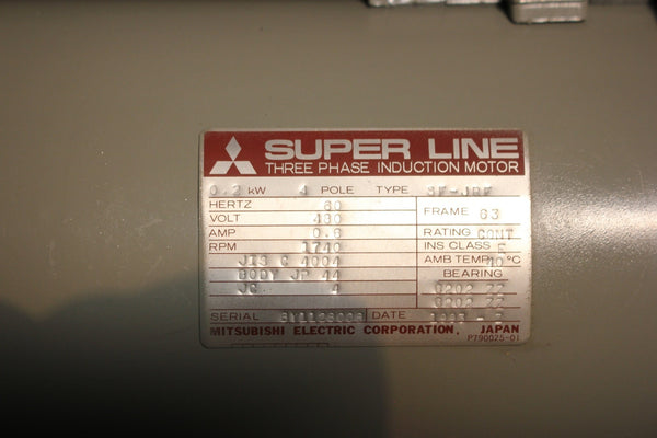 New TSUBAKI GEAR MOTOR/SPEED REDUCER W/ INDUCTION MOTOR & BRAKE  GMS020L10BM