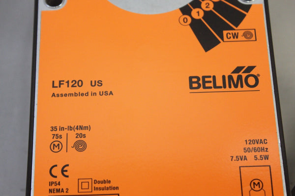 UNUSED BELIMO SPRING RETURN ACTUATOR LF120 US