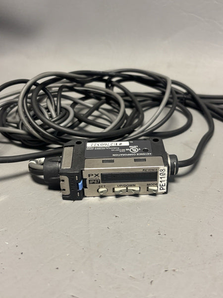Keyence PX-10P Amplifier Unit, Cable Type, PNP USIP