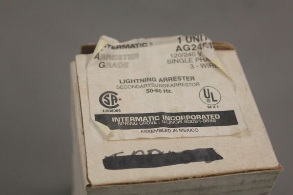 NEW INTERMATIC ARRESTER GRADE LIGHTNING ARRESTER AG2401