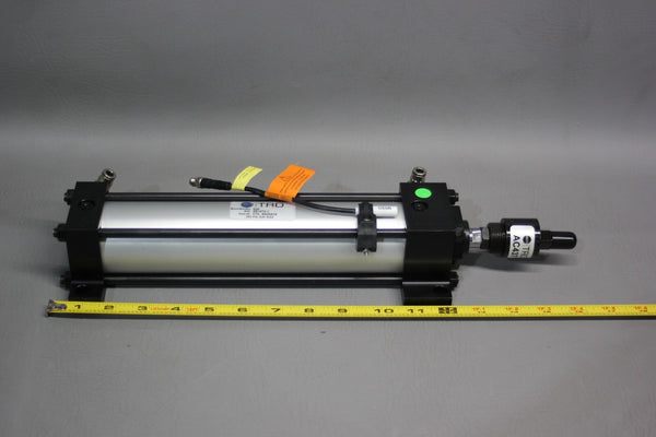 NEW LARGE BIMBA TRD PNEUMATIC CYLINDER WITH SENSOR CYL-9929418