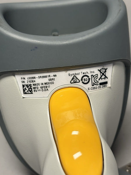 Symbol Technologies LS2208-SR20001R-UR Barcode Scanner