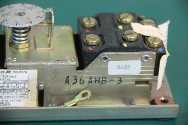 Johnson Controls 4 Stage Temperature Control Thermostat A36AHB-3