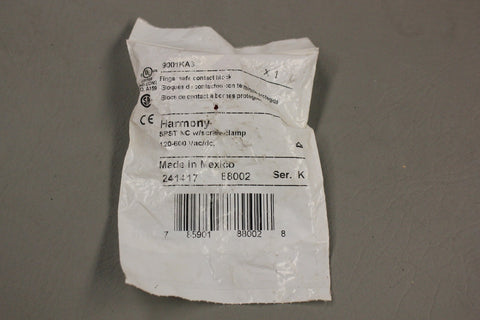 SCHNIEDER 9001KA3 FINGER SAFE CONTACT BLOCK