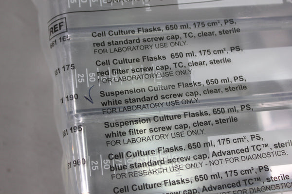 4- Greiner Bio-One 661190 SUSPENSION CULTURE FLASK, 650 ML PS CELLSTAR EXP. 4/24