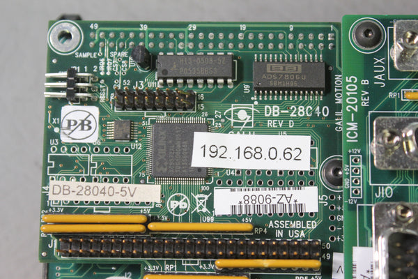 GALIL MOTION CONTROLLER WITH MODULES DMC-2163, DB-28C40, ICM20105