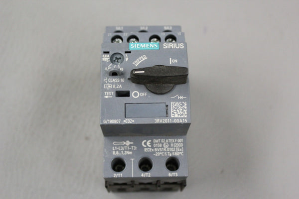 SIEMENS SIRIUS CONTACTOR MOTOR STARTER 3RV2011-0GA10