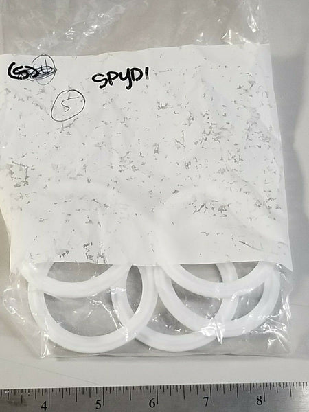 Lot of 5 New PTFE Teflon®  1,874" Tri-Clamp Gaskets