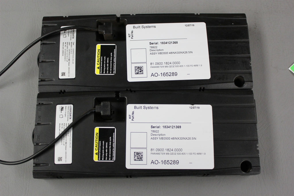 2 BUILT SYSTEMS MODULAR WORKBENCH CONTROLLERS 78922 MB3500