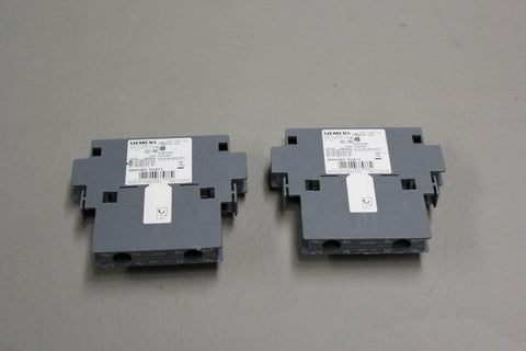 2- SIEMENS 3RH1921-1DA11 AUXILIARY SWITCH