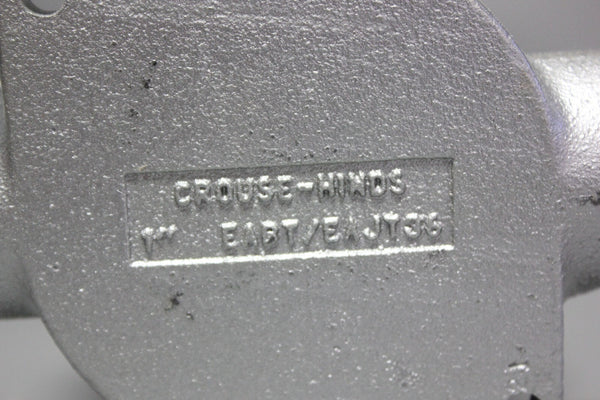 NEW CROUSE HINDS EAJT36, 1" HUB, ALUMINUM, T-TYPE EXPLOSIONPROOF OUT LET BOX