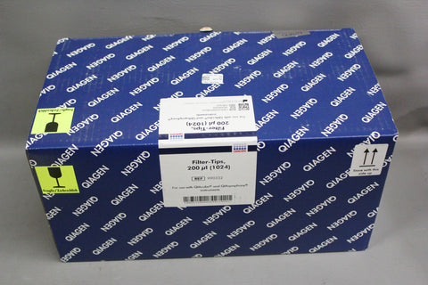 NEW BOX OF QIAGEN FILTER TIPS 200ul (1024) 990332