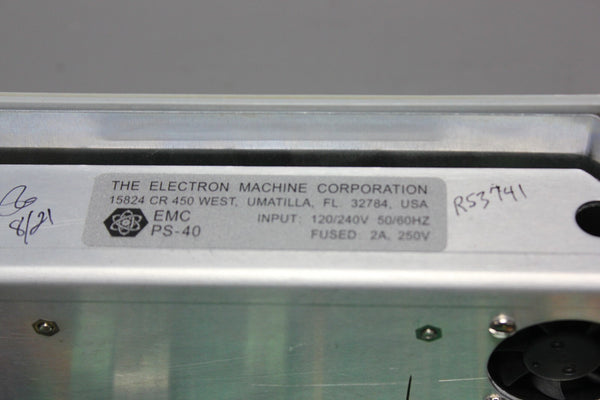 ELECTRON MACHINE CORPORATION IN-LINE PROCESS REFRACTOMETER MPR E-SCAN