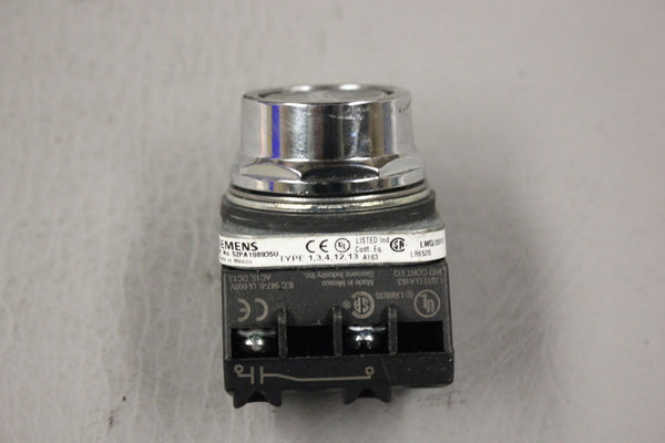 SIEMENS ILLUMINATED PUSH BUTTON GREEN 52PL4M3