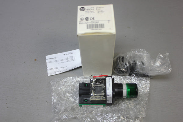 NEW ALLEN BRADLEY PUSH TO TEST PILOT LIGHT 800H-QRTH24GAP F