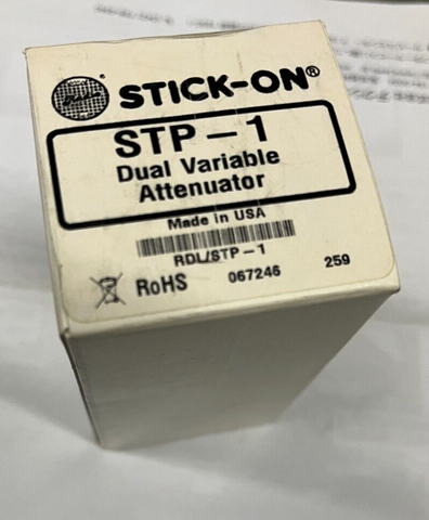 New RADIO DESIGN LABS STICK-ON STP-1 Dual Variable Attenuator
