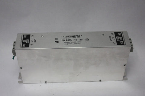 Schaffner FN 258L-16-29 16A Power Line Filter 