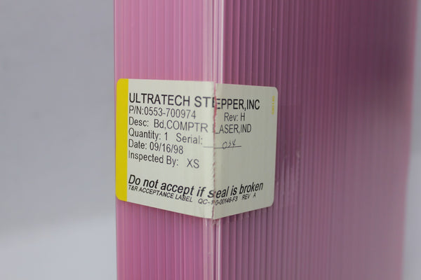 Ultratech Stepper Laser Comparator Control Board 0553-700974 Rv H