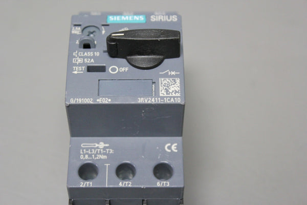 Siemens 3RV2411-1CA10 CIRCUIT BREAKER
