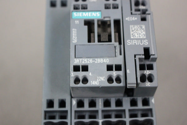 SIEMENS SIRIUS CONTACTOR 3RT2526-2BB40