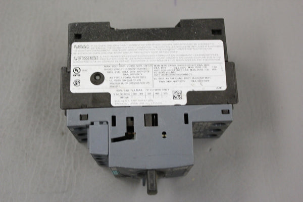 SIEMENS SIRIUS CONTACTOR MOTOR STARTER 3RV2011-0GA10