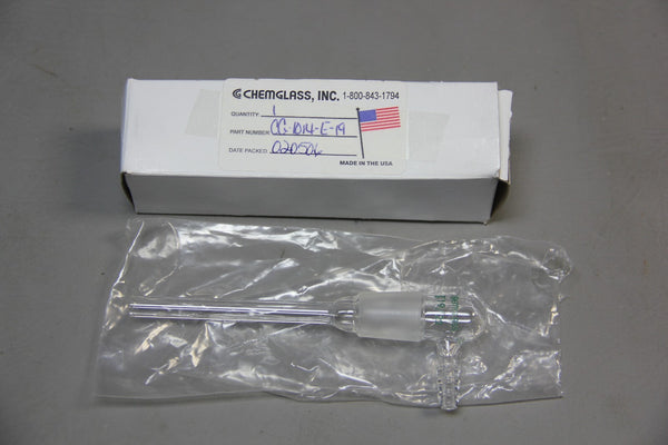NEW CHEMGLASS INLET ADAPTER CG-1014-E-19