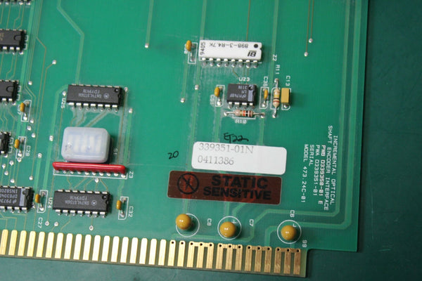 MTS OPTICAL SHAFT ENCODER INTERFACE 339351-01N 