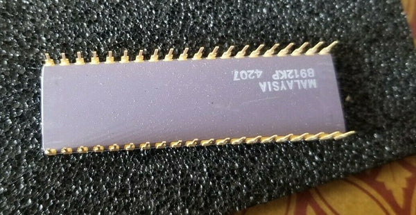 Vintage AMD Purple Ceramic & Gold 40 Pin DIP Chip Processor AM29540DC