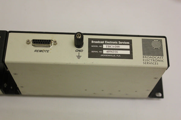 Broadcast Electronic Services TBC/R Time Base Corrector Remote TBC/R200 2 Units
