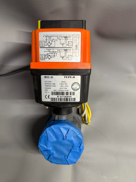 GEORG FISCHER  ELECTRICALLY ACTUATED BALL VALVE  150.104.227  TYPE 546   (A1)